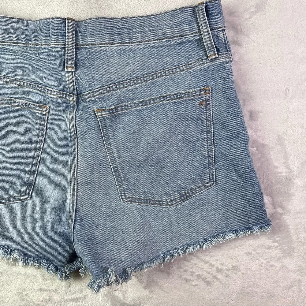 Madewell The Perfect Jean Shorts Size 31 Medium Wash Distressed Summer Casual Ba